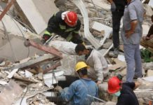 So far 37 people have found dead from the Iran building collapse ( Image: TASNIM NEWS/AFP via Getty Images)
