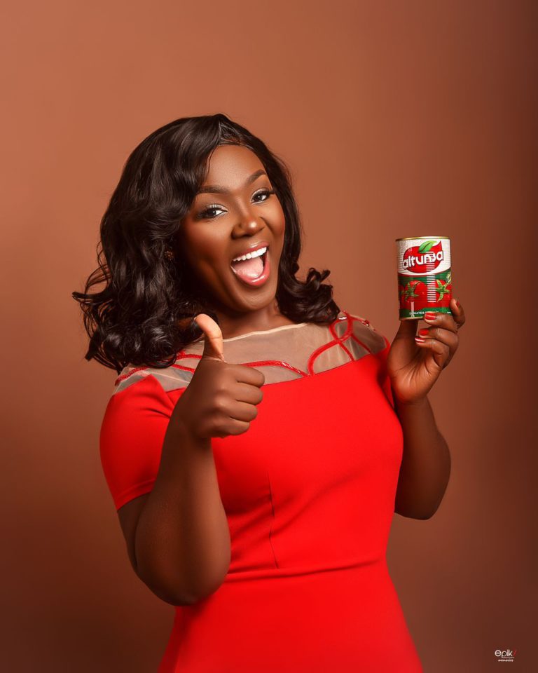 Tima Kumkum Made Brand Ambassador For Altunsa Tomato Paste Adomonline Com