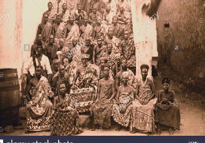 Elmina King, Kobena Gyan and his subjects/ Photo credit: Ghana Museums