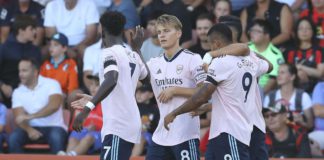 Arsenal celebrate