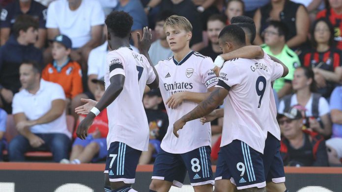 Arsenal celebrate