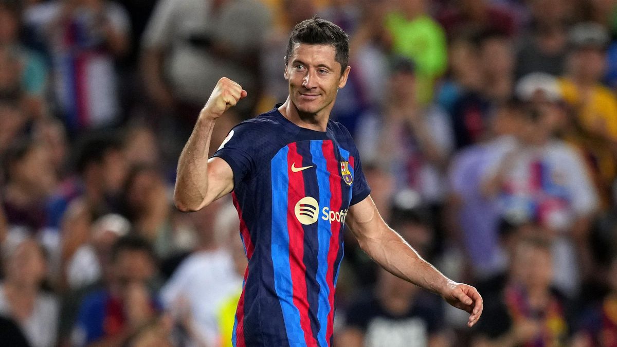 La Liga: Lewandowski hits brace as Barcelona thrash Real Valladolid