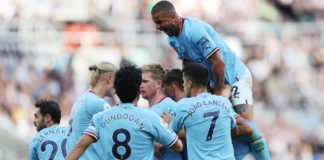 Man City celebrate