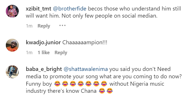 Check out reactions of Nigerians after Shatta Wale announces media tour in the country 