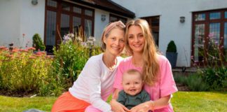 Leeanne (left) with Emma and Casper (Image: Jon Rowley)