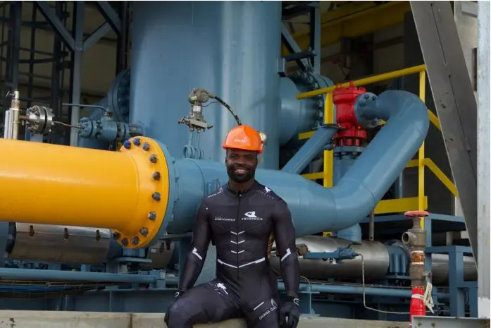 Akwasi Frimpong at Ghana National Gas Company. Photo credit: Ghana National Gas Company