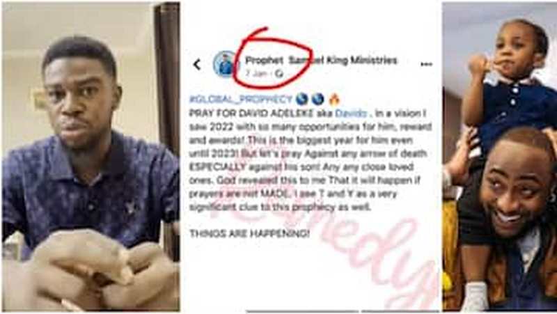 Meet the pastor who claims he saw death of Davido's son since January ...