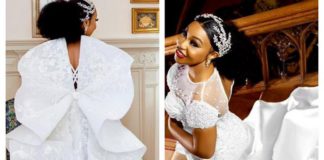 Rita Dominic on her wedding day [Instagram]