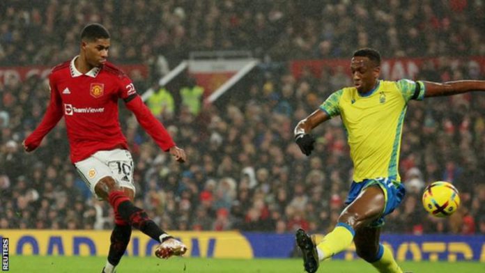 Marcus Rashford has scored five goals in his past five starts for Manchester United and England