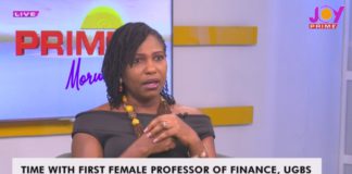 first female professor of finance at the University of Ghana - Prof. Vera Fiador