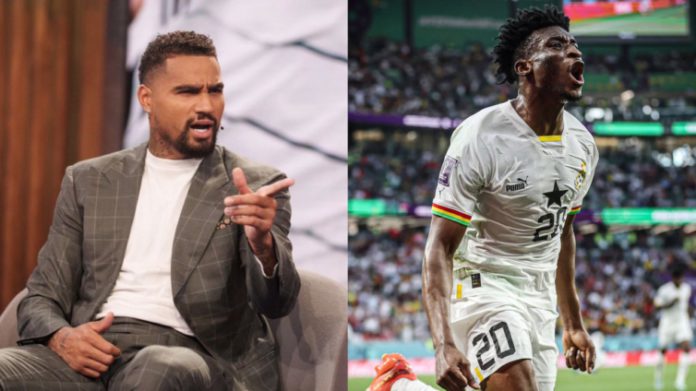 KP Boateng [L] and Kudus Mohammed [R]