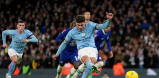 Julian Alvarez's penalty was his first goal since scoring twice in Argentina's 3-0 World Cup quarter-final win over Croatia on 13 December