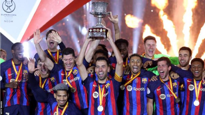 Barcelona win the Super Cup for the first time in five years