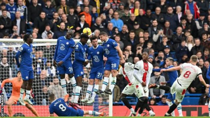 Only David Beckham has scored more direct free-kick goals in the Premier League than James Ward-Prowse