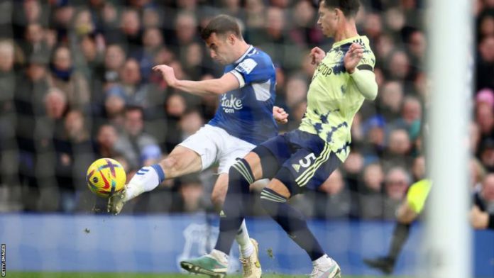 Seamus Coleman's first goal of the season came at the perfect time for Everton