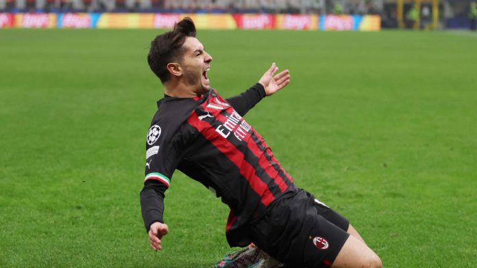 Brahim Diaz of AC Milan celebrates Image credit: Getty Images