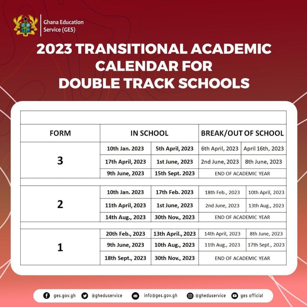 All you need to know about the 2023 academic calendar for SHS, basic