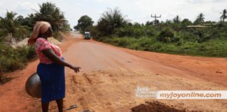 Ama Sabbath begs drivers for a token