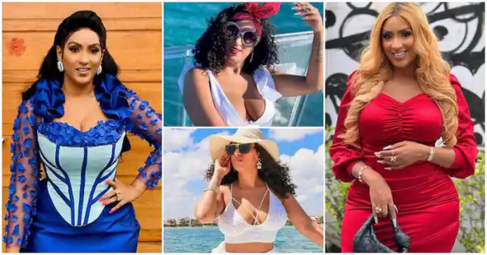 Juliet Ibrahim has flown to Mexico to celebrate her birthday Photo source: @julietibrahim Read more: https://yen.com.gh/entertainment/celebrities/229276-juliet-ibrahim-actress-flaunts-fine-skin-cleavage-a-boat-cruise-mexico/