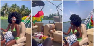 Hamamat goes on a luxury boat cruise with her baby. Photo Source: @iamhamamat