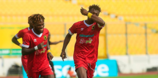 Asante Kotoko celebrate