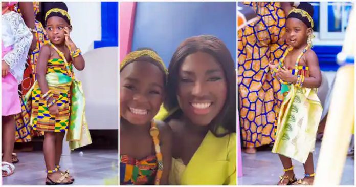 Fella Makafui and her daughter Island Frimpong looking lovely in pictures. Photo Source: @fellamakafui