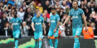 Tottenham's defeat at Newcastle United saw them lose ground in the race for a top-four spot