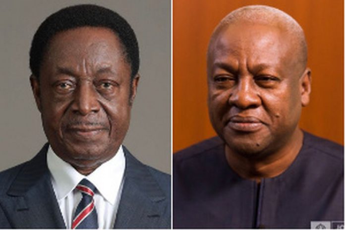 Dr Kwabena Duffuor has called John Mahama to congratulate him on his win