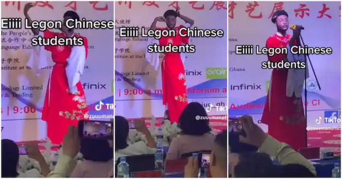 UG Chinese student thrills his audience with dance and music performance in video. Photo credit: zuuumanofficial.