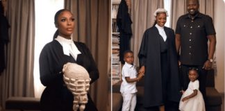 John Dumelo congratulates wife of being called to the Ghana Bar