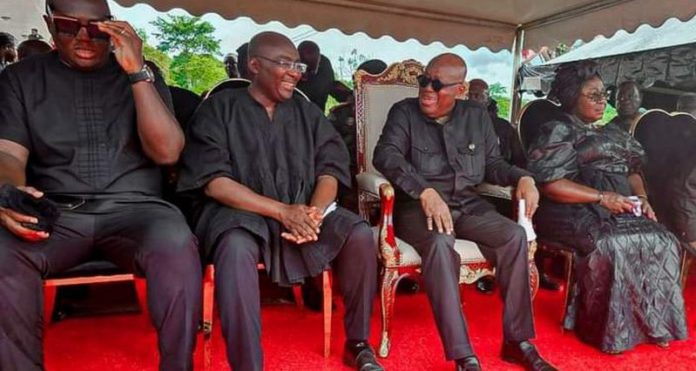 Akufo-Addo, Bawumia, Duffuor attend Philip Basoah’s funeral in Kumawu