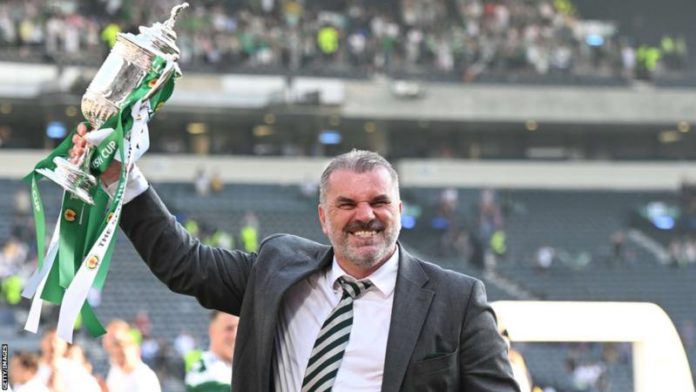 Ange Postecoglou's last game as Celtic boss saw them beat Inverness in the Scottish Cup final