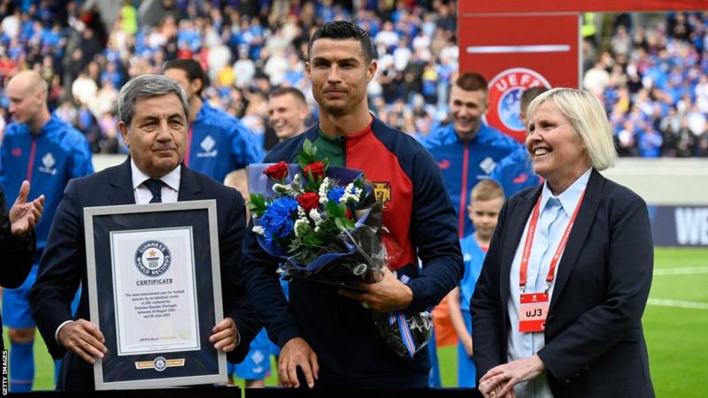 Ronaldo scores winner on historic 200th cap - Adomonline.com