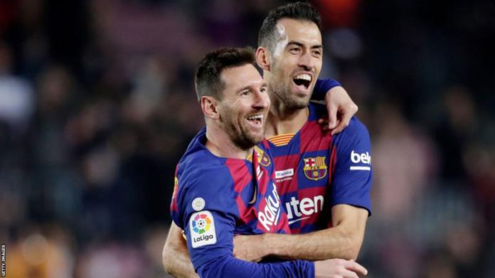 Sergio Busquets and Lionel Messi played together for 13 seasons at Barcelona