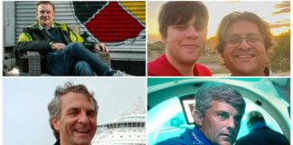 Photo collage of the five men who died following the catastrophic implosion of Titanic Submersible. Photo: Dirty Dozen Productions/PA Wire/Engro Corp/Jim Rogash/OceanGate.