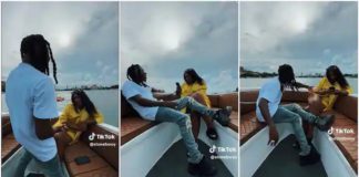 Stonebwoy chills with Dr Louisa on luxury boat ride. Photo Source: STONEBWOY