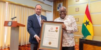 Prez Akufo-Addo receives highest international diplomatic award