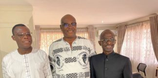 NDC Leadership pays courtesy call on Kojo Bonsu-