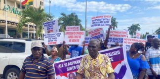 NPP supporters storm Alisa hotel