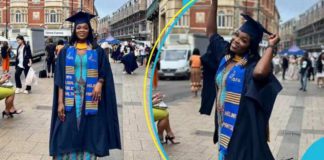 John Paintsil's younger sister bagged a Master's degree in the UK Photo source: @john_paintsil_official