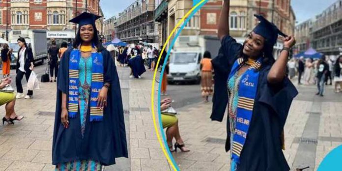 John Paintsil's younger sister bagged a Master's degree in the UK Photo source: @john_paintsil_official