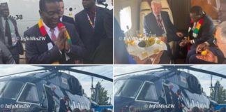 Russia: Vladimir Putin gifts Zimbabwe President Mnangagwa a helicopter