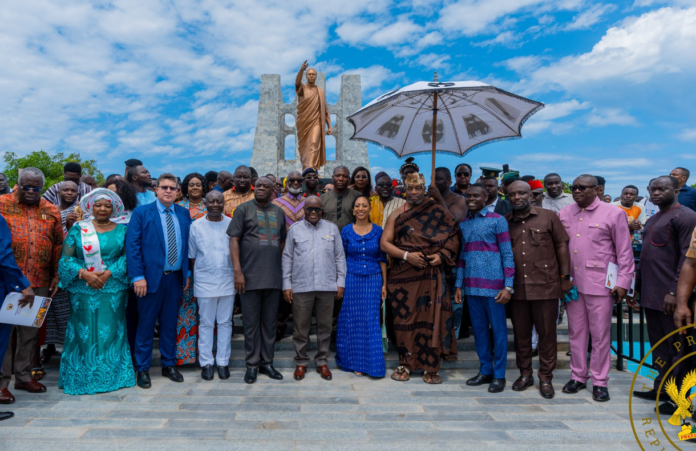 Akufo-Addo commissions revamped Kwame Nkrumah Memorial Park