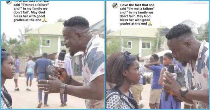 BECE girl wows interviewer with fluency Photo credit: pulseghana