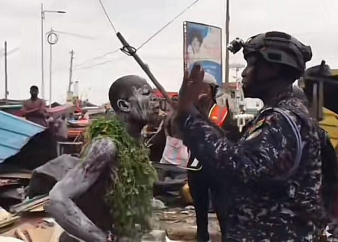 Fetish priest cries out after demolition