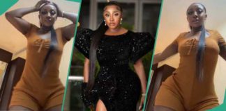 Nollywood actress Ini Edo whines waist on TikTok Credit: @iniedo