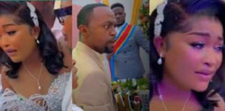 The bride's wedding was disrupted by her ex-lover