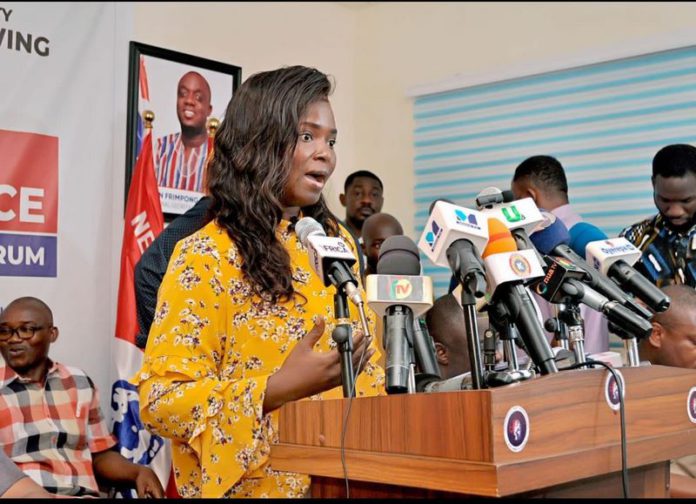 Sandra Sarkodee-Adoo Deputy National Youth Organizer New Patriotic Party (NPP)