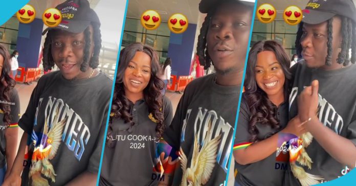 Chef Faila meets Stonebwoy at KIA. Image Credit: @failaabdulrazak