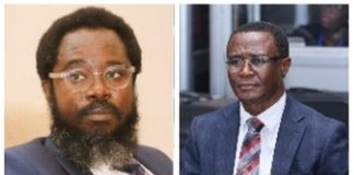 Prof Kobby Mensah (L) is a senior lecturer at the UG and Dr. Ammishaddai is GRA bos